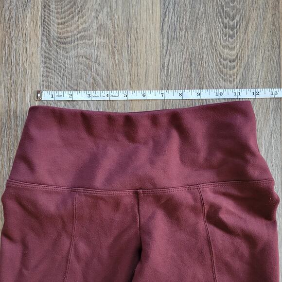 Lysse Burgundy Leggings Size Small - Picture 5 of 8